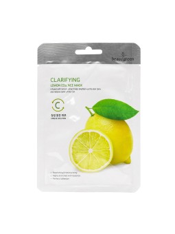 Beauugreen purificante Lemon Essence purificante maschera in tessuto per viso 23 g donna