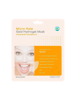 Beauugreen Gold Hydrogel Hydration & Elasticity maschera in tessuto per viso 23 g donna