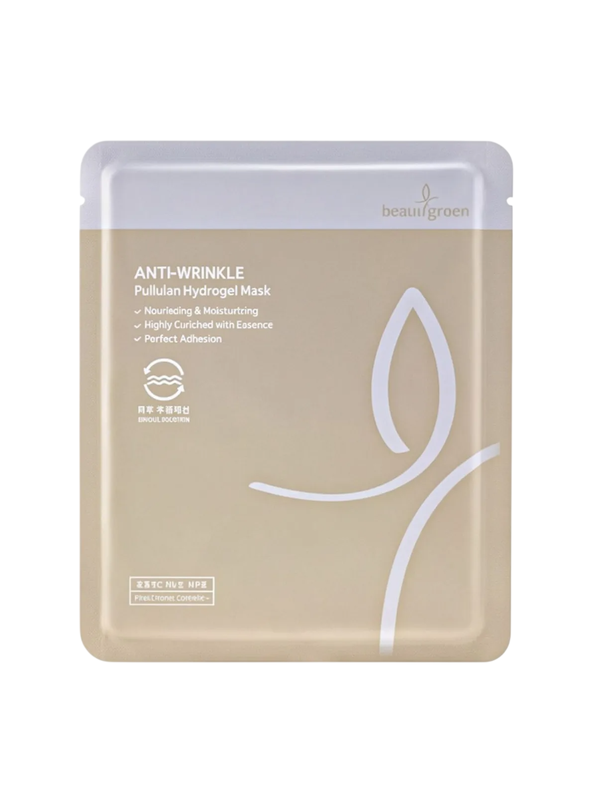 Beauugreen Beauugreen anti-rughe maschera in tessuto per viso 30 g donna