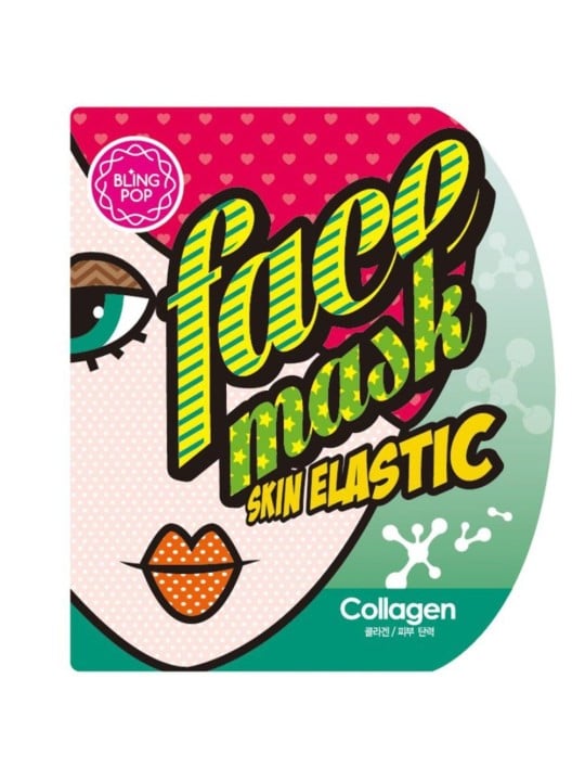 Blingpop Blingpop Collagen Elasticity maschera in tessuto per viso 25 g donna
