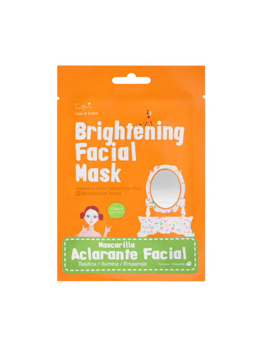 Cettua Cettua illuminante maschera in tessuto per viso 20 g donna