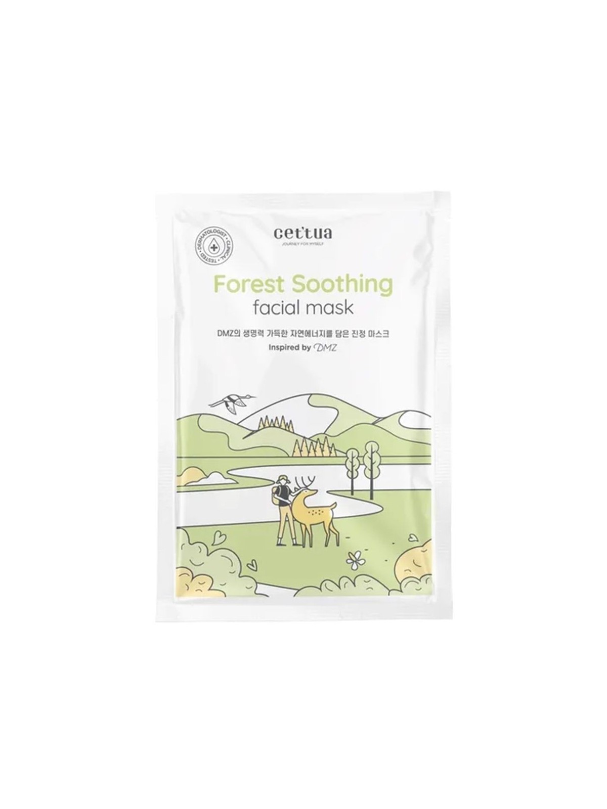 Cettua Forest lenitivo maschera in tessuto per viso 20 g donna