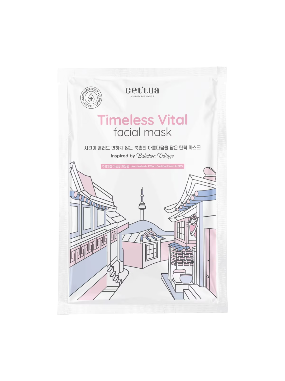 Cettua Timeless Vital anti-invecchiamento maschera in tessuto per viso 20 g donna