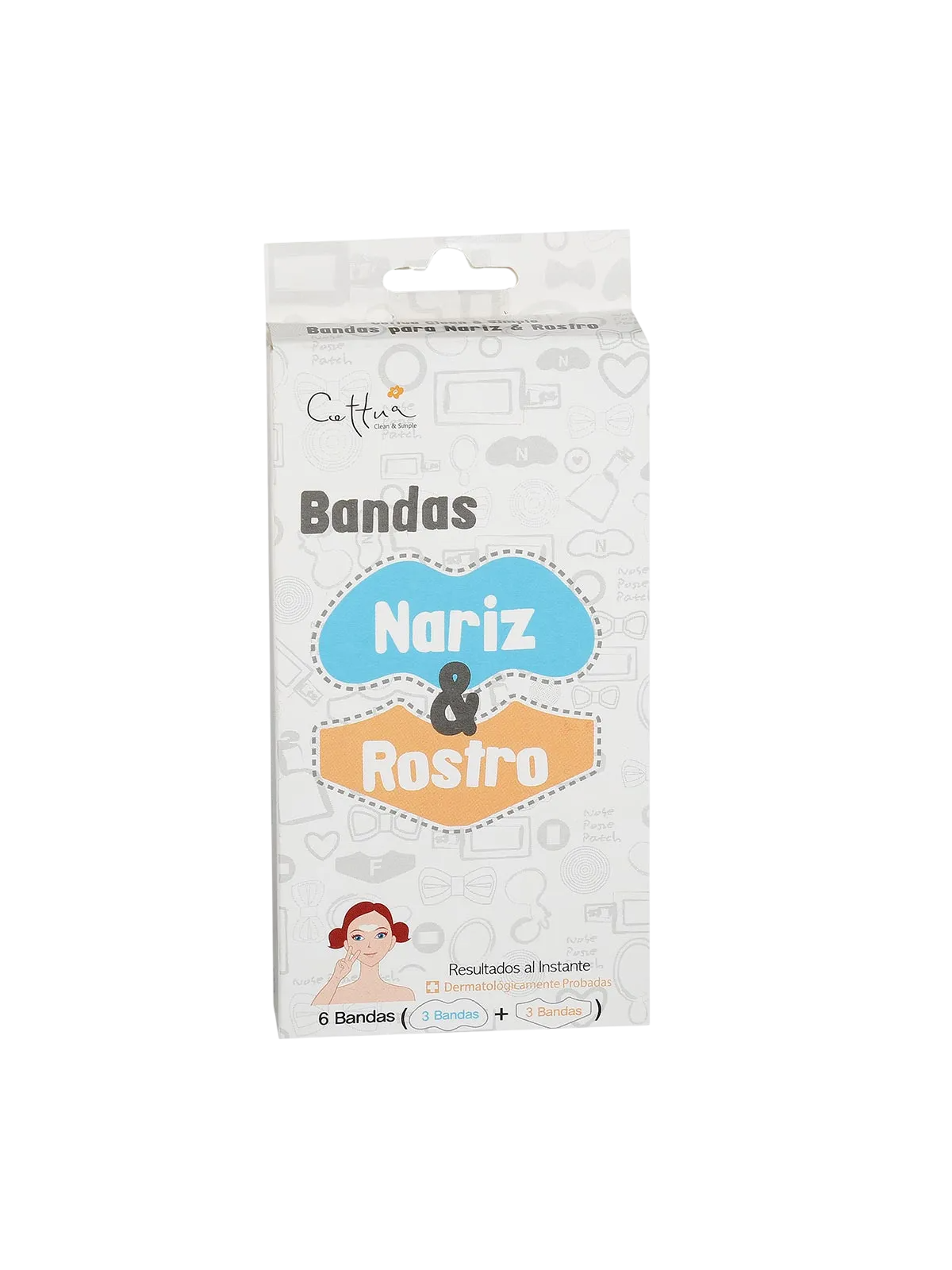 Cettua Cettua Cleansing & Exfoliating Nose Sheet Strips 12 pcs donna