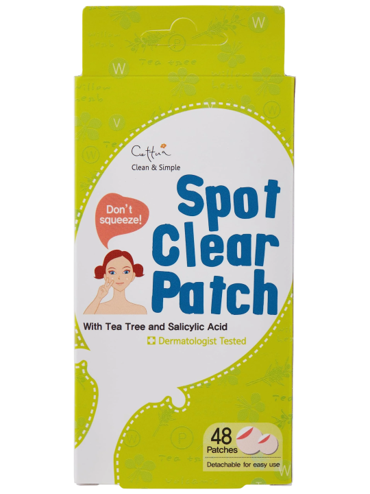 Cettua Spot Clear anti-acne cerotto per trattamento locale per viso 48 pcs unisex