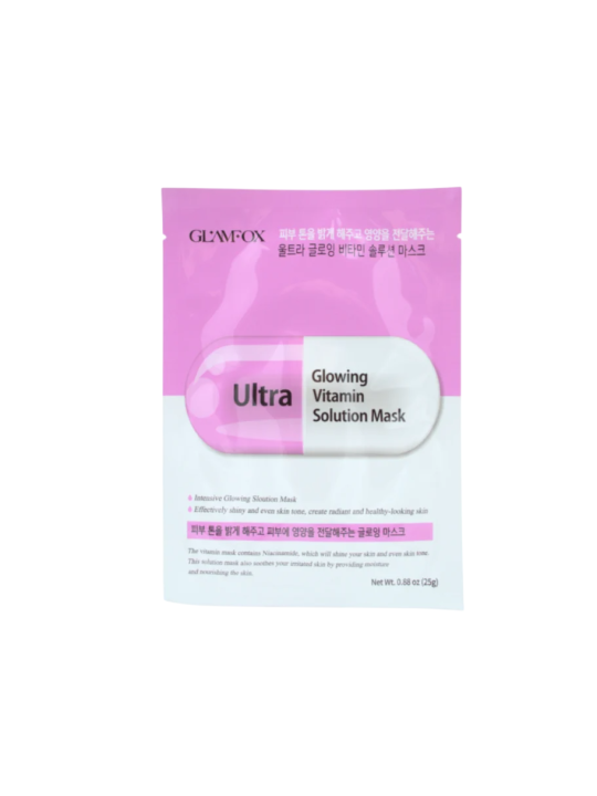 Glamfox Ultra luminoso maschera in tessuto per viso 25 g donna