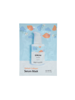 Glamfox Double Effect Collagen Hydrating & Firming maschera in tessuto per viso 25 g donna
