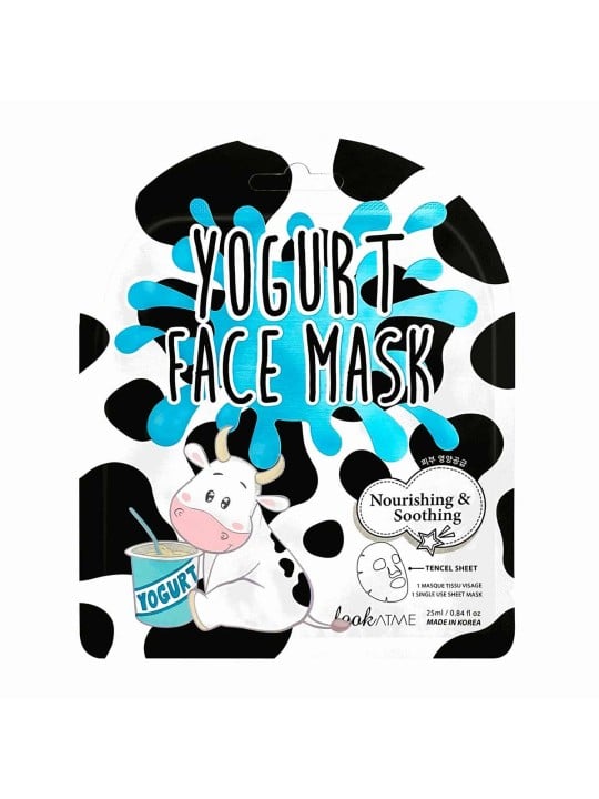 Look At Me Yogurt nutriente maschera in tessuto per viso Weekly or as needed 25ml donna Look At Me www.essenzetotalstyle.com 