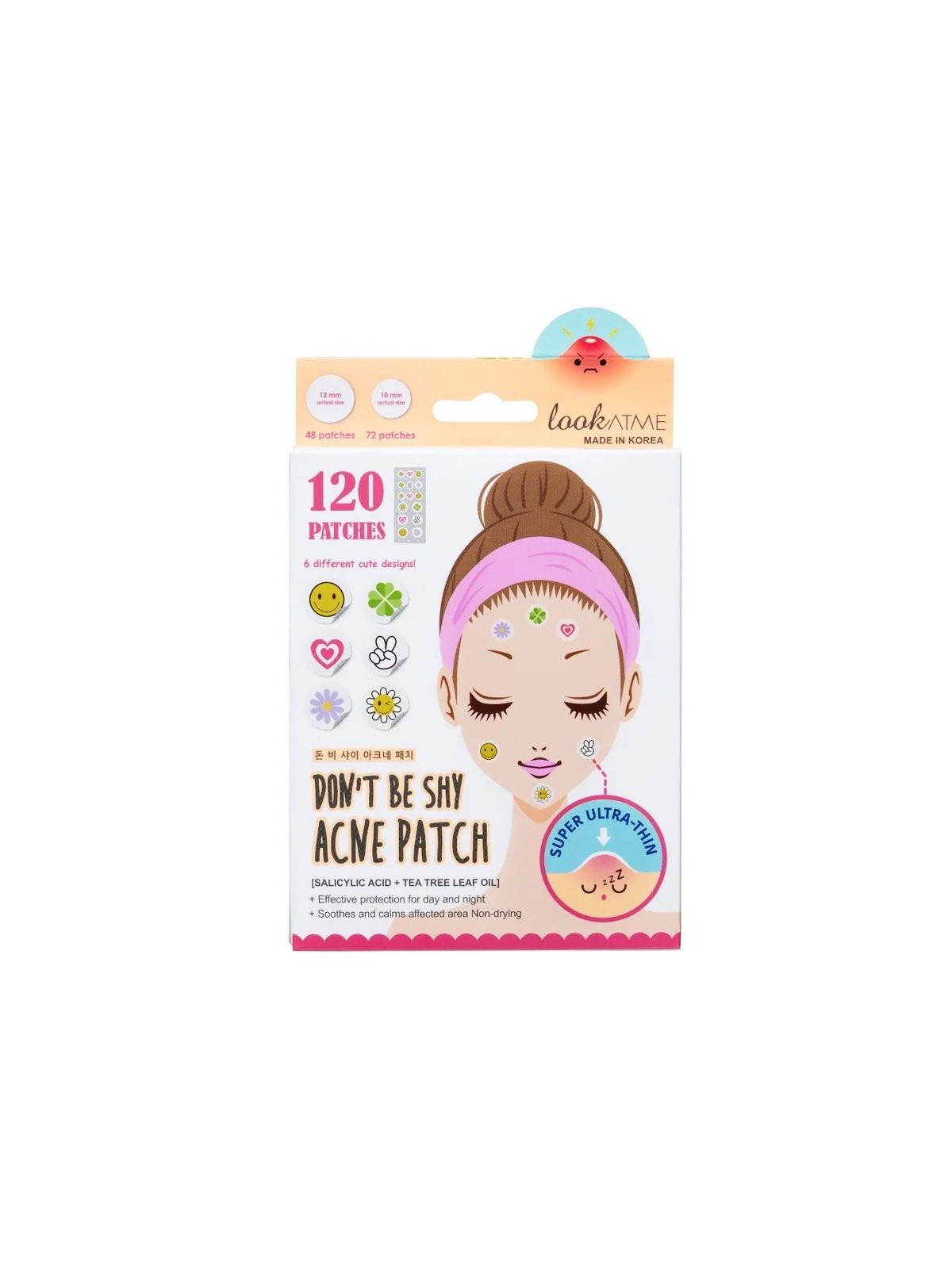 Look At Me Don't Be Shy Acne Treatment As needed cerotto per trattamento locale per viso 120 pcs unisex