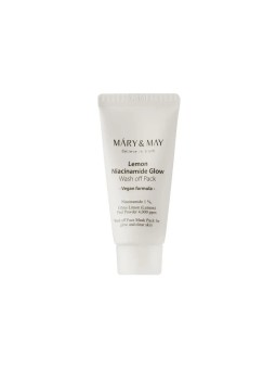 Mary and May Lemon Niacinamide Glow Cleansing & Purifying maschera all'argilla 30 g donna