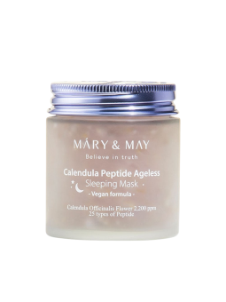 Mary and May Calendula Peptide Ageless Hydrating & Calming maschera notturna 110 g donna