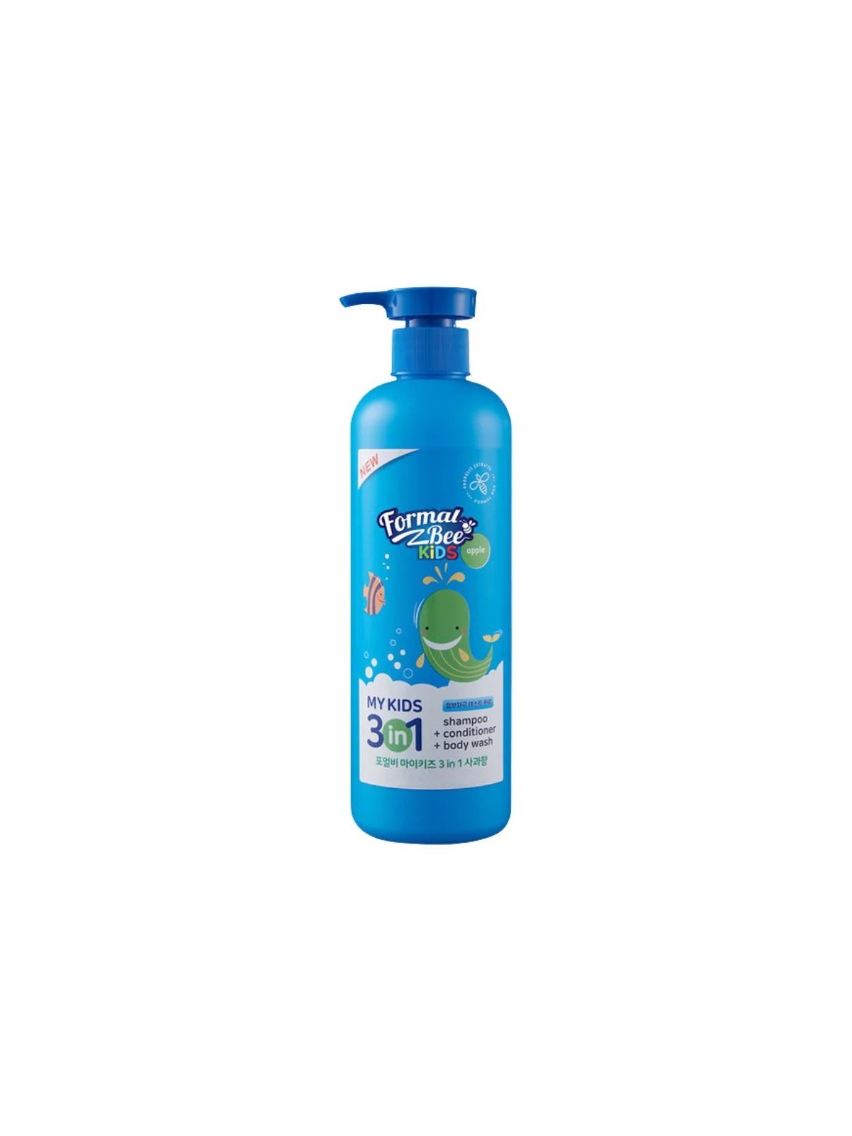 Formal Bee 3in1 Apple shampoo per capelli balsamo e gel doccia 3 in 1 1000ml per bambini