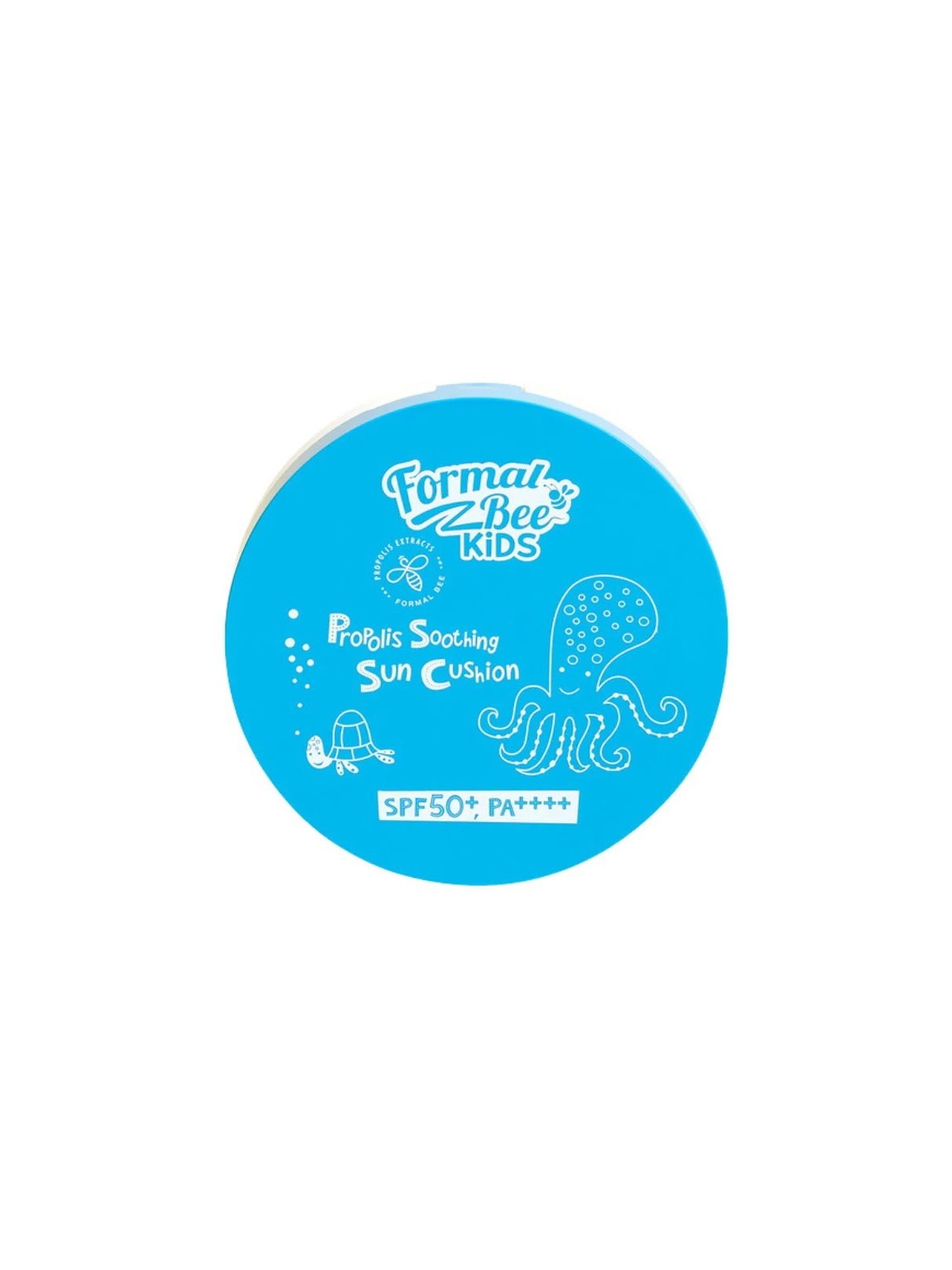 Formal Bee Propolis Soothing Sun Cushion protezione solare Sunscreen Cushion per viso e corpo SPF 50 25 g per bambini