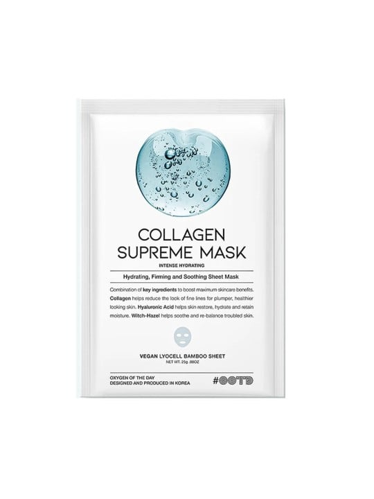 OOTD Collagen Supreme idratazione intensa maschera in tessuto per viso 25ml donna