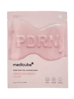 Medicube Maschera in tessuto Pdrn Pink Vita Coating Mask 22 g donna Medicube www.essenzetotalstyle.com 