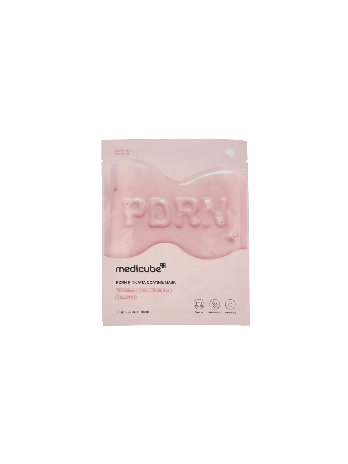 Medicube Maschera in tessuto Pdrn Pink Vita Coating Mask 22 g donna Medicube www.essenzetotalstyle.com 