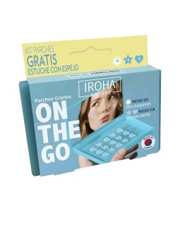 Iroha ON il GO KIT SOS cerotti per BEANS CASE 2 pcs SOS acne patches 18 units + FUN acne patches 15 units + Mirror 1 unit Unisex