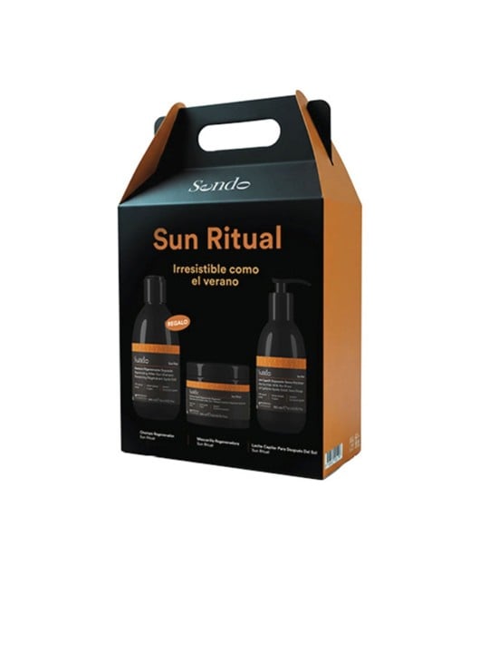Sendo sole set rituale 3 pc Shampoo 250 ml + Hair Mask 200 ml + Hair Milk 150 ml Unisex