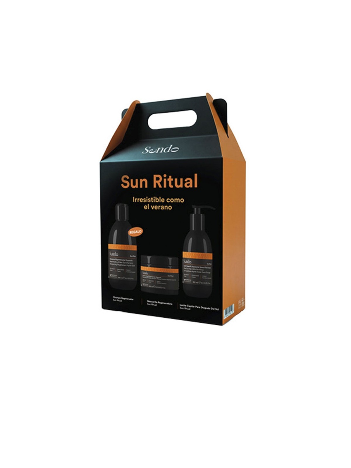 Sendo sole set rituale 3 pc Shampoo 250 ml + Hair Mask 200 ml + Hair Milk 150 ml Unisex
