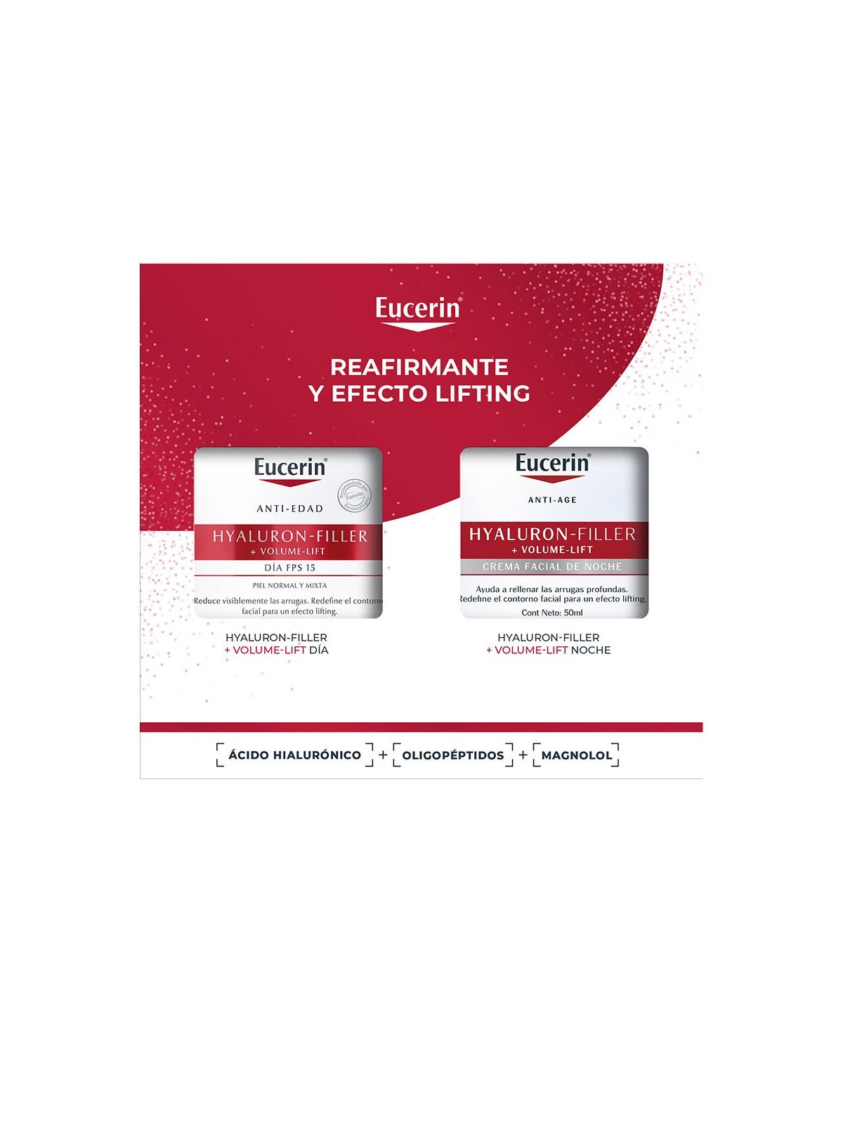 Eucerin ialurone riempitivo + volume-lift crema giorno per normali TO combinazione SKIN, 2-PIECE set Unisex