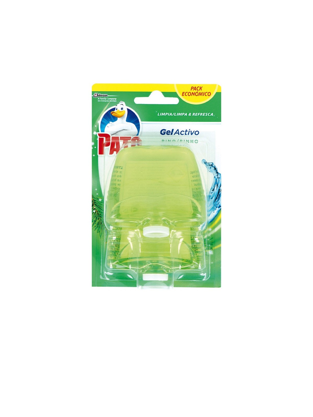 Pato anatra WC gel attivo appendiabiti x 2 pezzi di ricambio N.pino 2 u Unisex