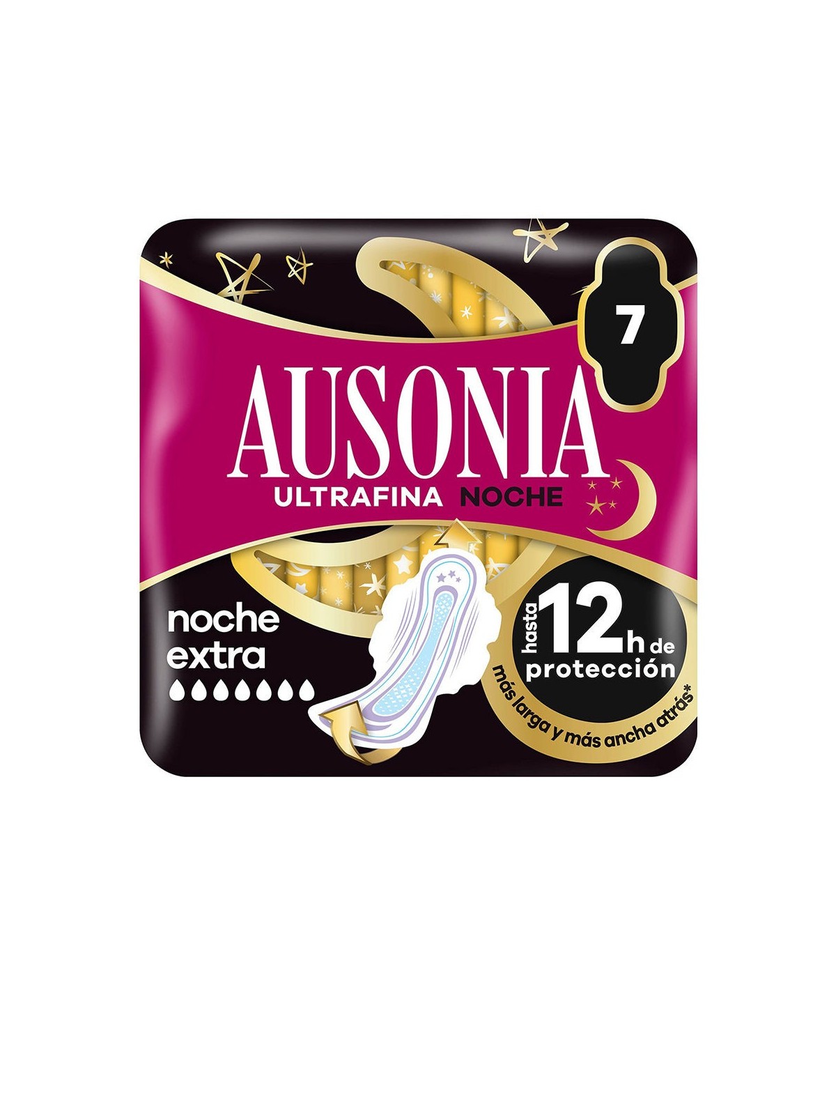 Ausonia AUSONIA extra notte pads, 7 unità Woman