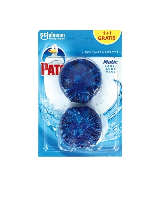 Pato PATO WC MATIC deodorizing acqua blu 2 x 50 gr Unisex