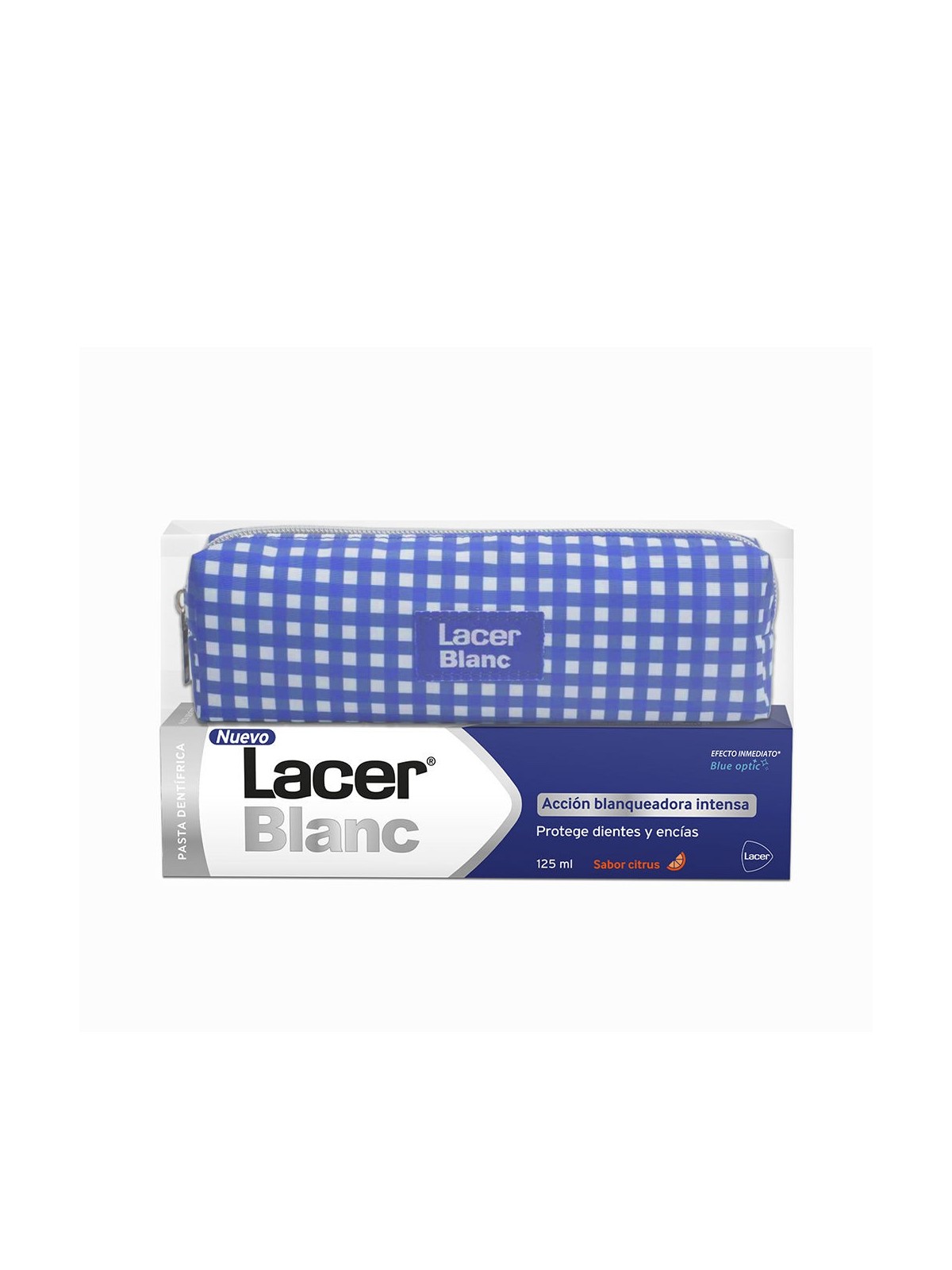 Lacer LACERBLANC citrico dentifricio + borsa da toeletta 2 confezione Toothpaste 75ml + Toothbrush 1 unit Unisex