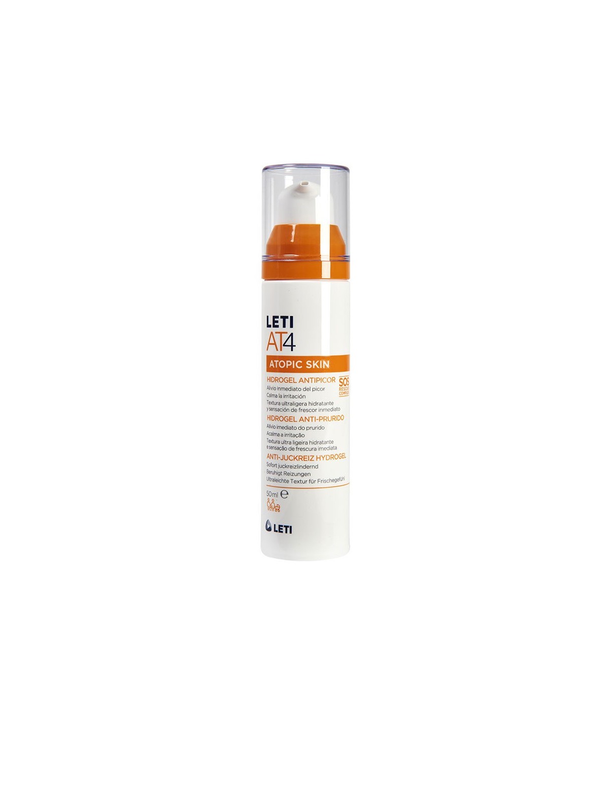 Leti Pharma LETIAT4 pelle atopica anti-prurito idrogel 50ml Unisex