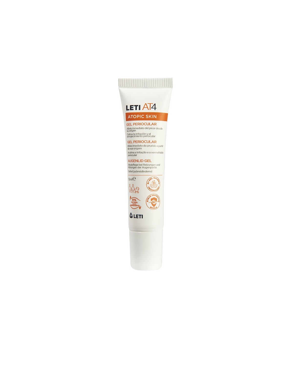 Leti Pharma LETIAT4 pelle atopica periocular gel 15ml Unisex