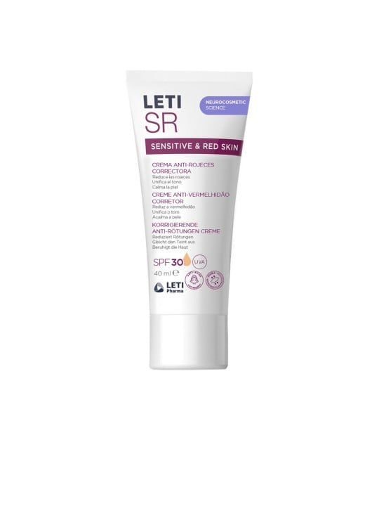 Leti Pharma LETISR sensibile & pelle rossa correttivo anti-rossore crema SPF30 40ml Unisex