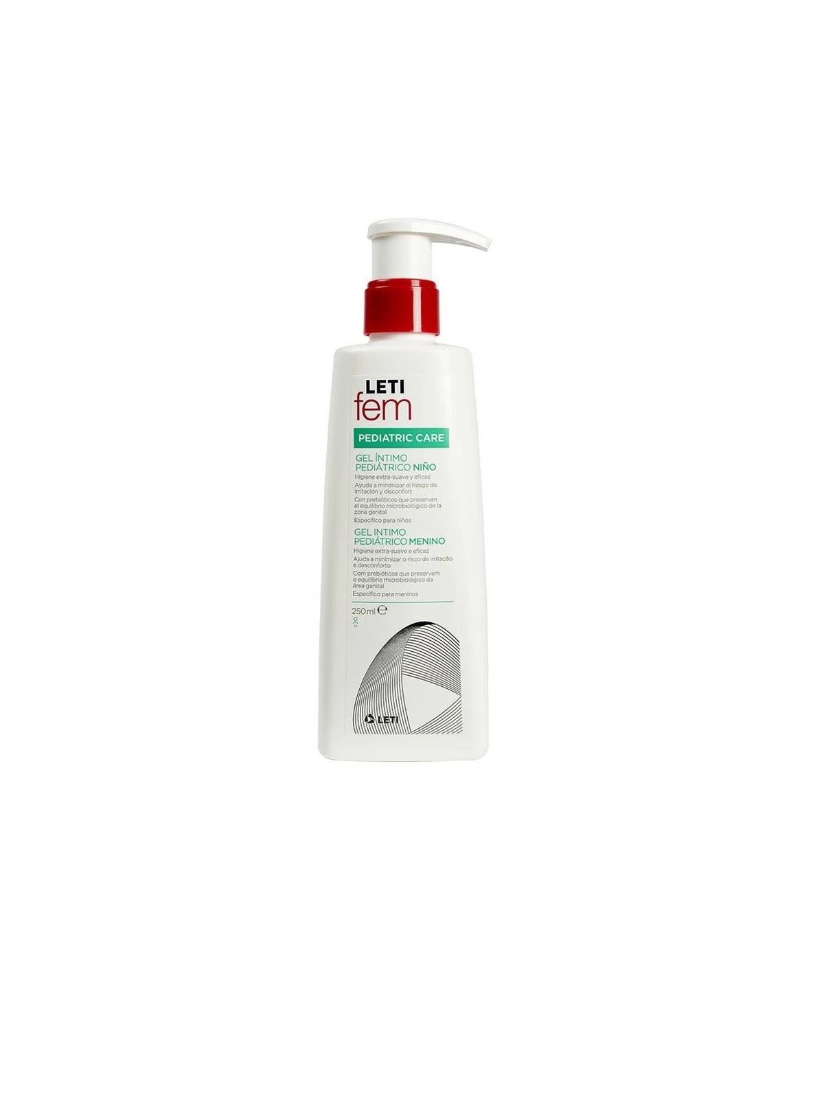 Leti Pharma LETIFEM PEDIATRICO cura pediatrica gel intimo per ragazzi 250ml Unisex