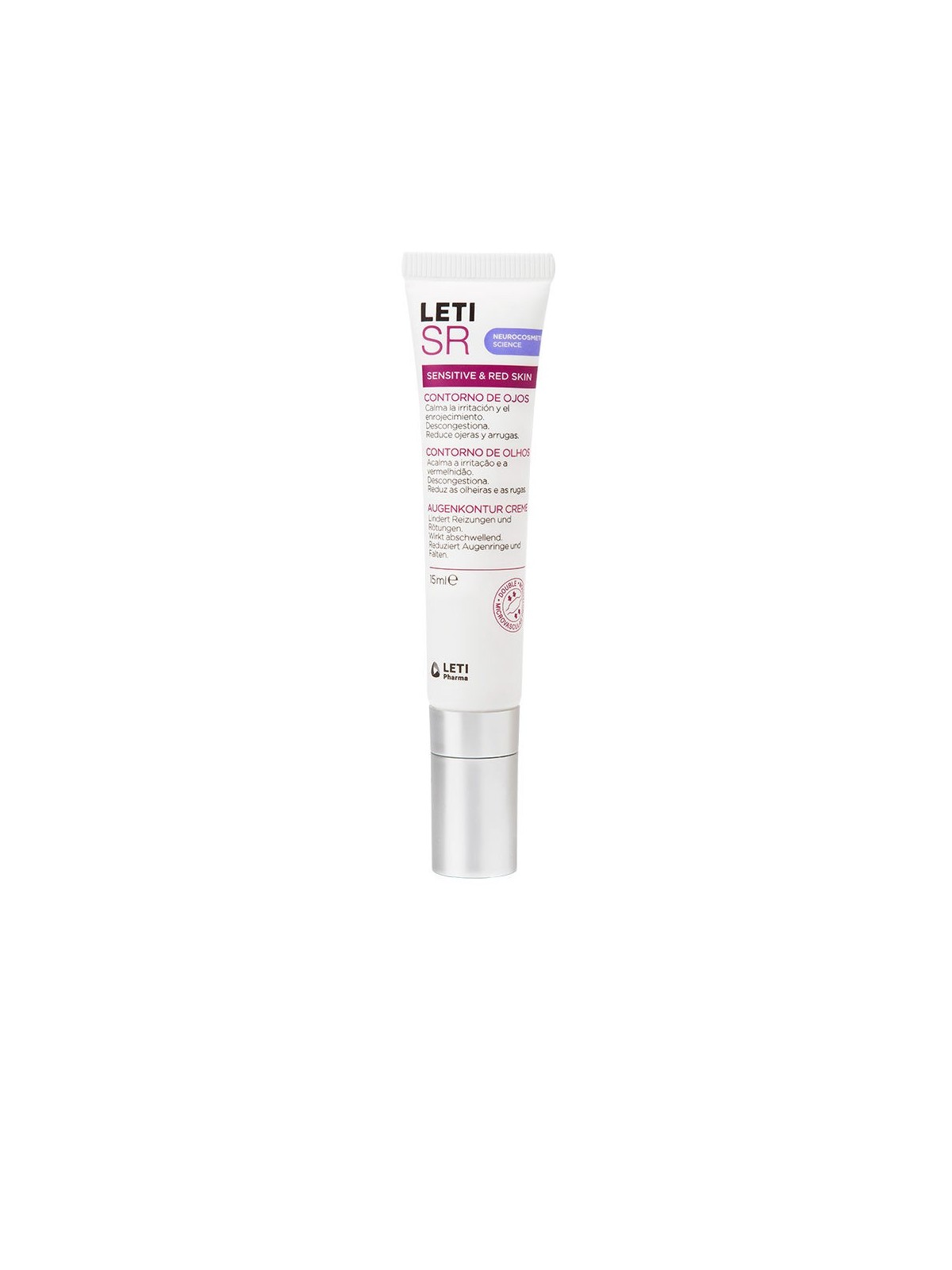 Leti Pharma LETISR sensibile & pelle rossa contorno occhi 15ml Unisex