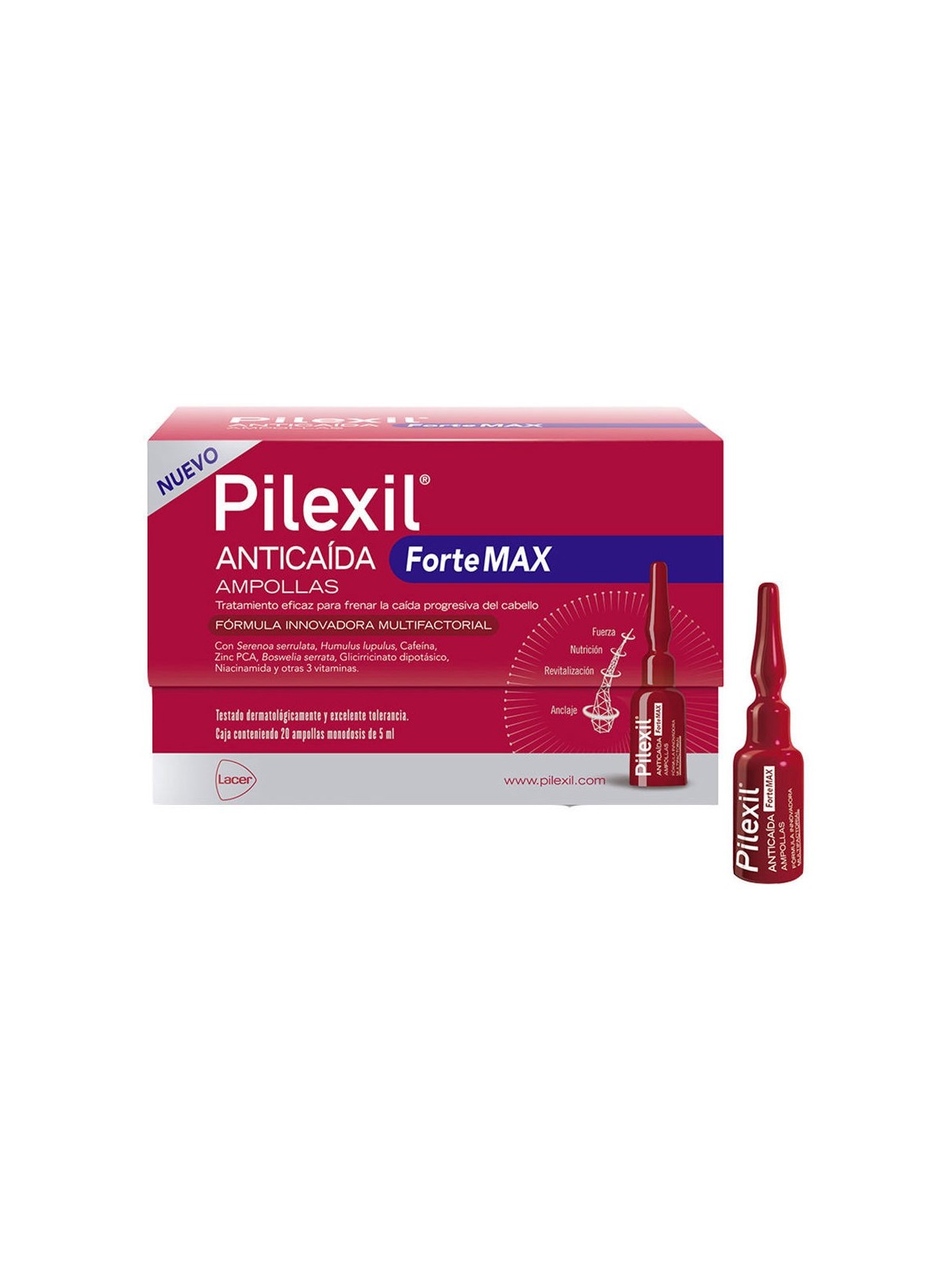 Pilexil PILEXIL FORTE max anti-capelli fiale anti-perdita 20 x 5ml Unisex