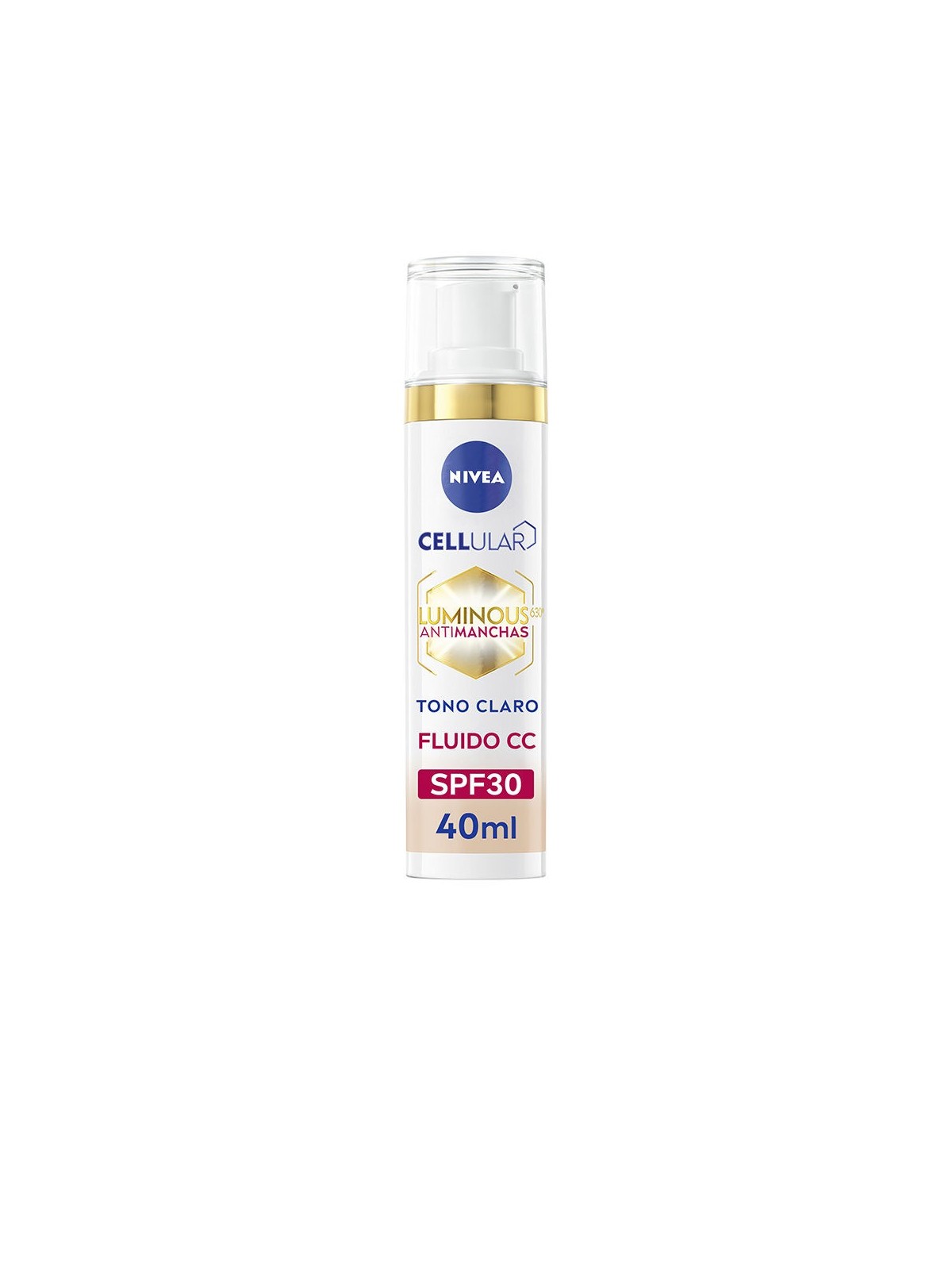 Nivea luminoso 630º anti macchia CC fluido SPF30 N.trasparente 40ml Unisex