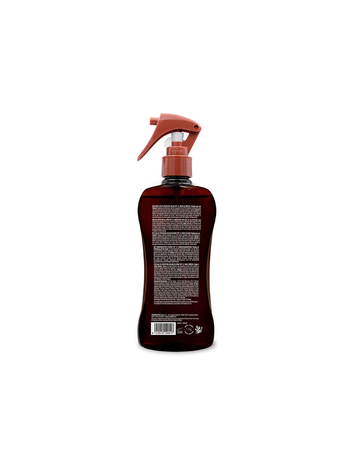 Babaria sole amanti bronzo crema solare spray per capelli SPF15 300ml Unisex