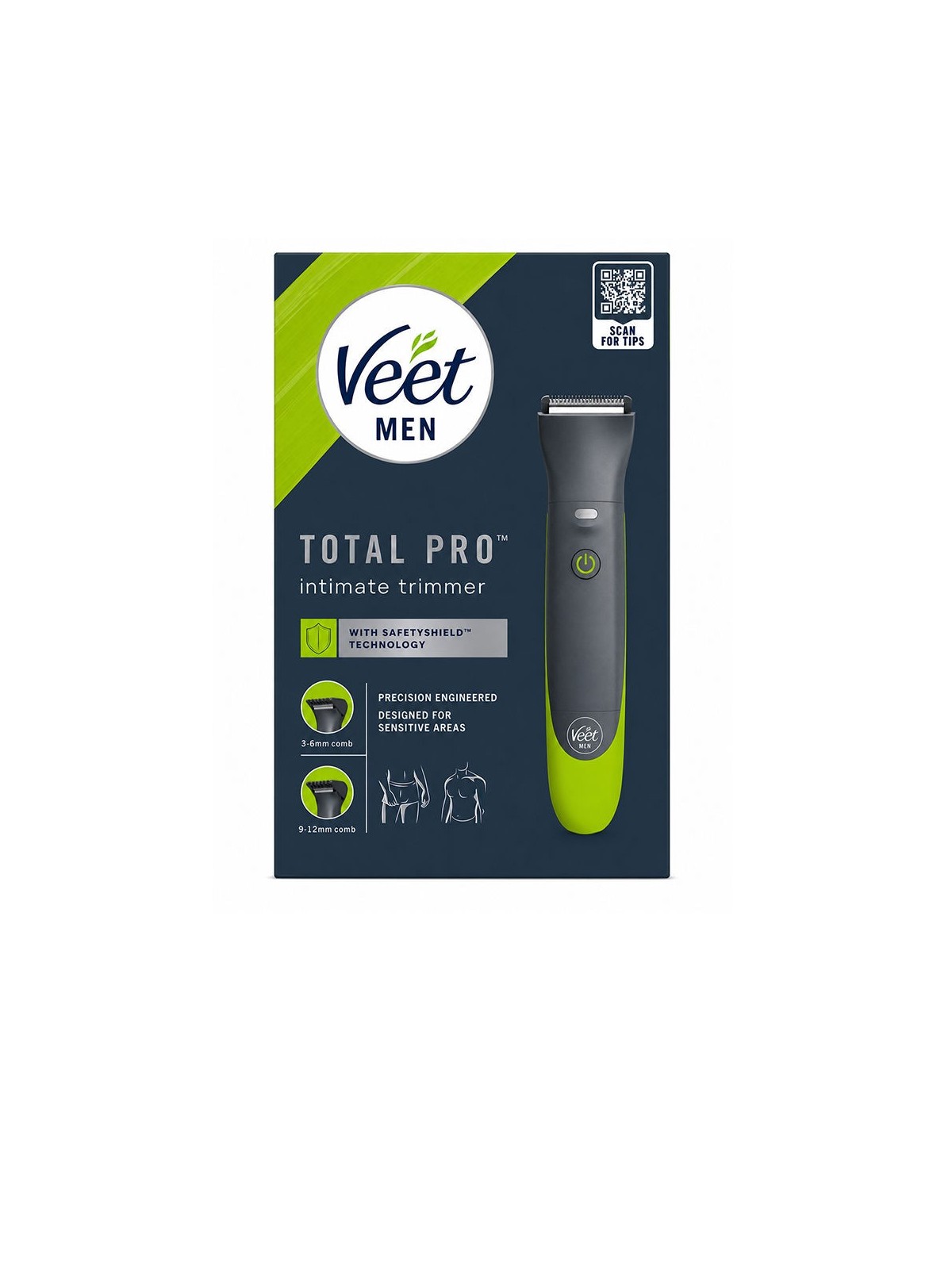 Veet MENU elettrico tagliacapelli totale PRO aree sensibili 3 u Man