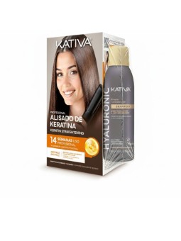 Kativa KATIVA PROFESSIONAL KERATIN set di stiratura 2 pc Keratin straightening treatment + shampoo 100 ml Unisex