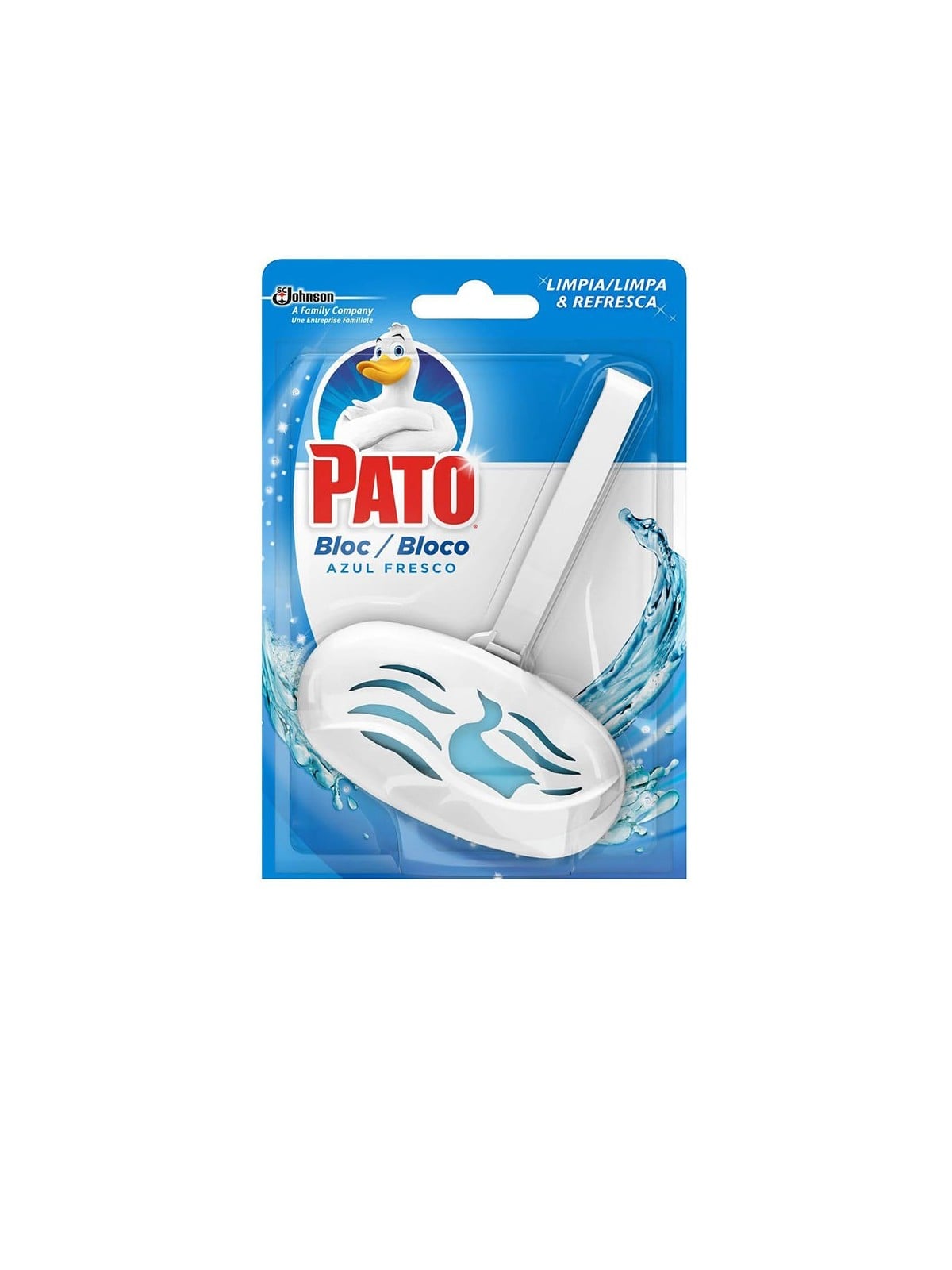 Pato PATO WC BLOC acqua blu cleans & sanitizes dispositivo + sostituzione 40 gr Unisex