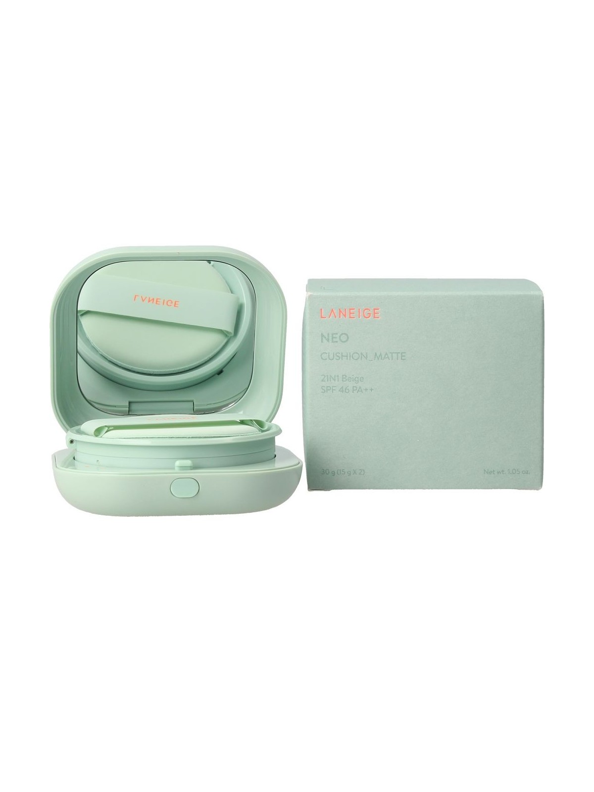 Laneige NEO CUSHION opaco trucco N.21N1-Beige 15 gr Unisex