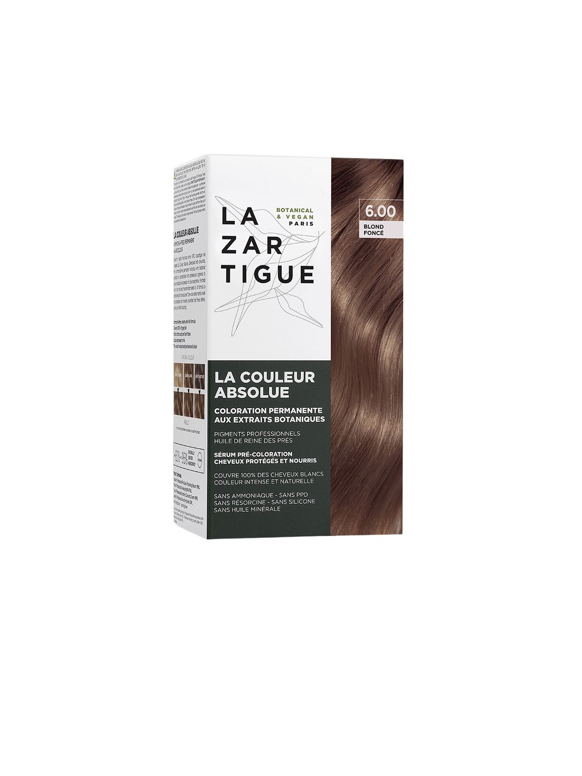 Lazartigue LA colore assoluto senza ammoniaca capelli permanenti colore N.6.00 1 unità Unisex