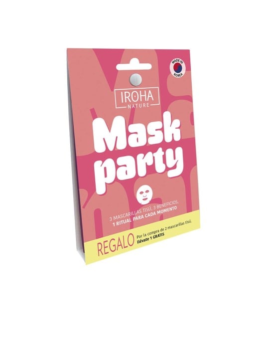 Iroha maschera festa set 3 pc Illuminating tissue mask + Firming tissue mask + Repairing tissue mask Unisex