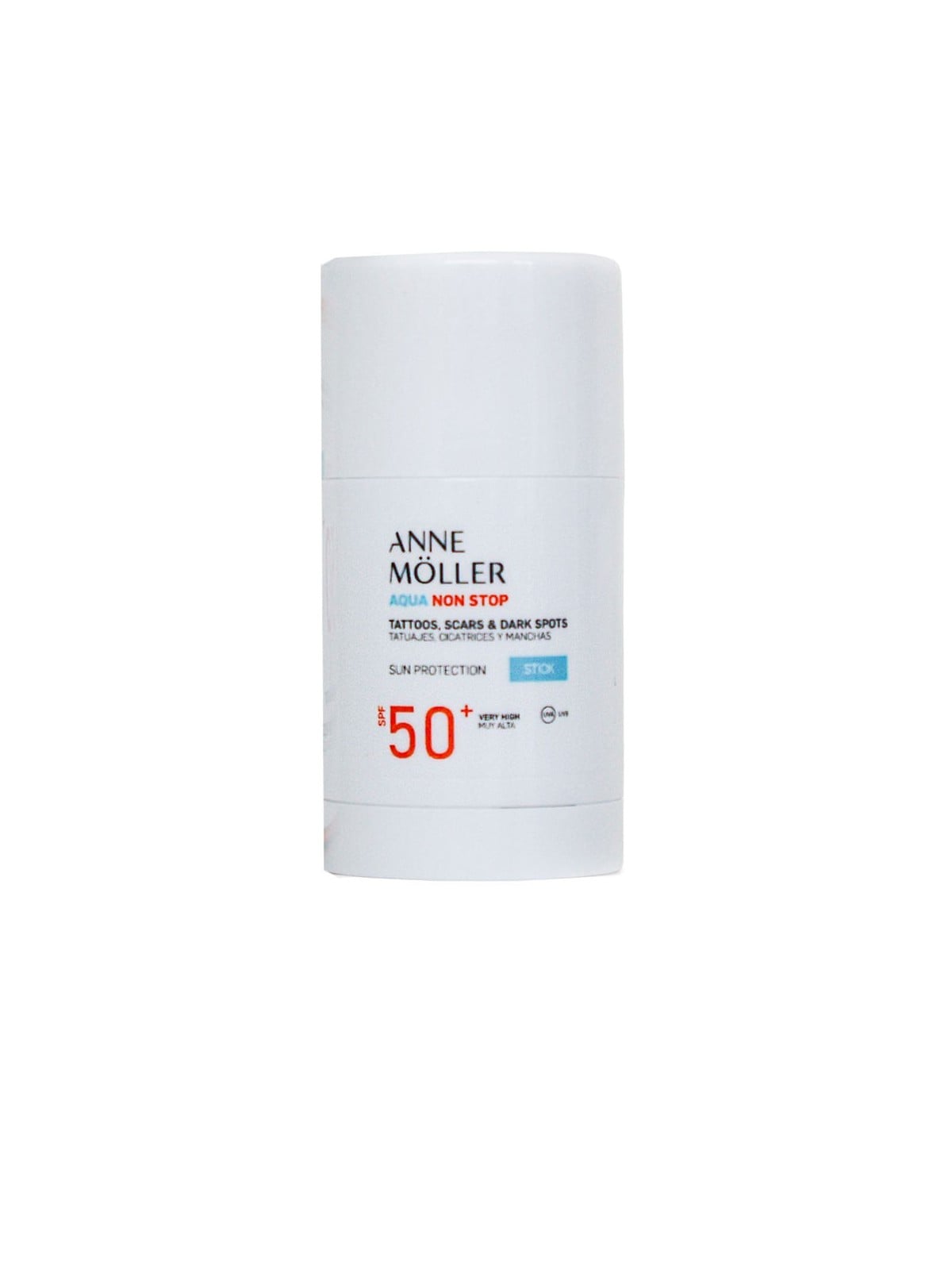 Anne Möller AQUA non stop tattoos, cicatrici e blemishes bastoncino SPF50+ 25 gr Unisex