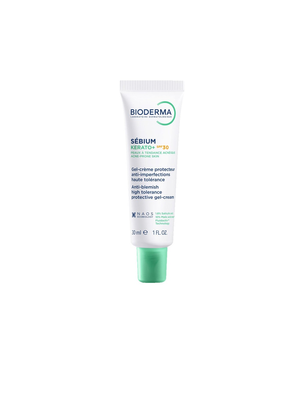 Bioderma SÉBIUM KERATO+ alta tolleranza gel anti-imperfezioni crema SPF30 30ml Unisex