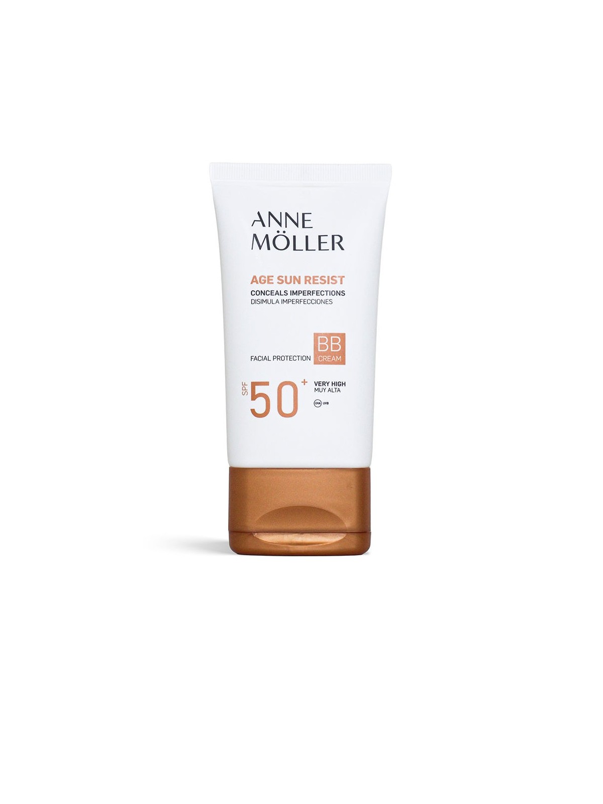 Anne Möller SOLE ETÀ RESIST conceals imperfezioni BB crema SPF50+ 50ml Unisex