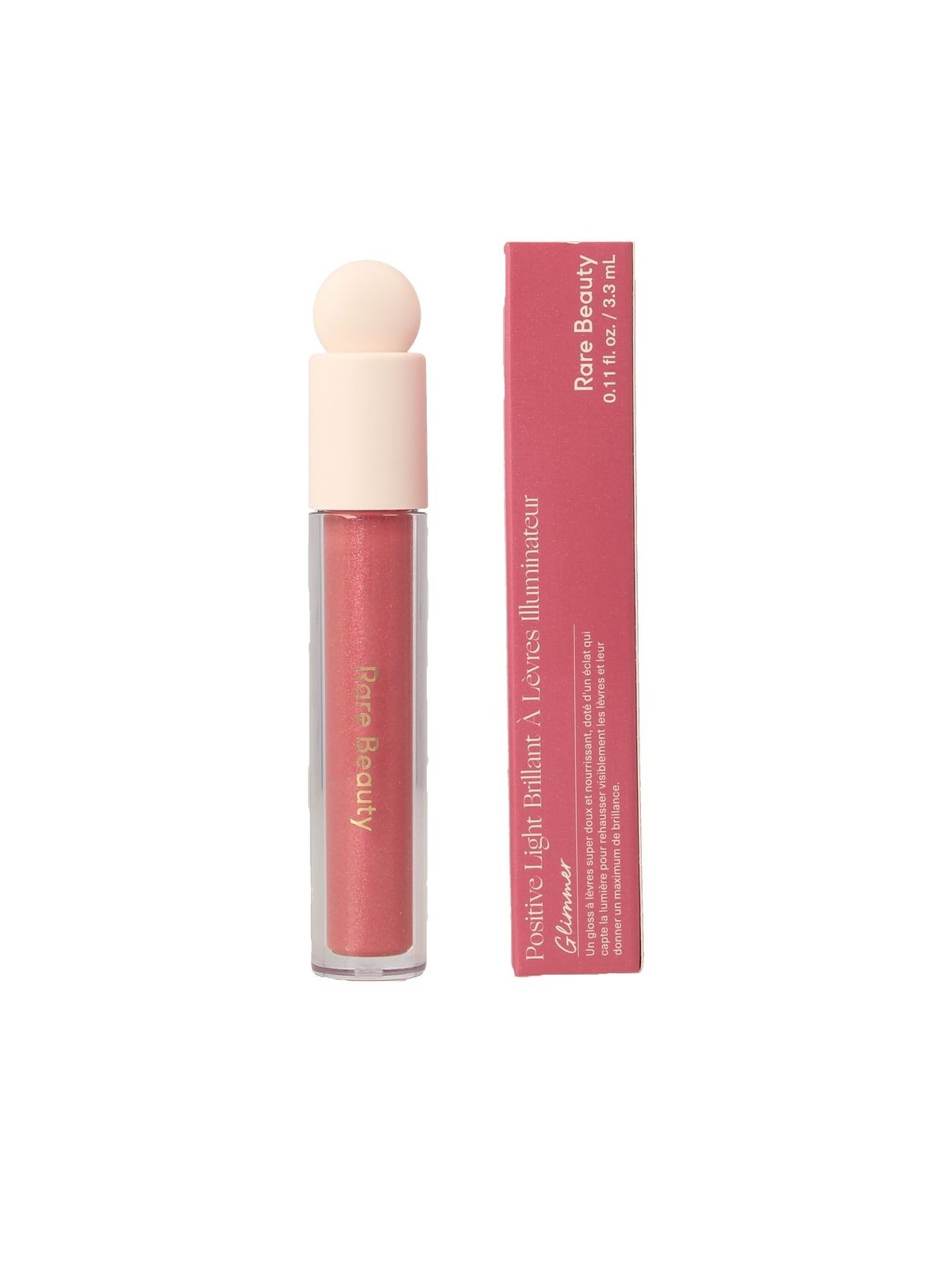 Rare Beauty POSITIVE ILLUMINANTE LIGHT gloss labbra N.Glimmer 3.3ml Unisex