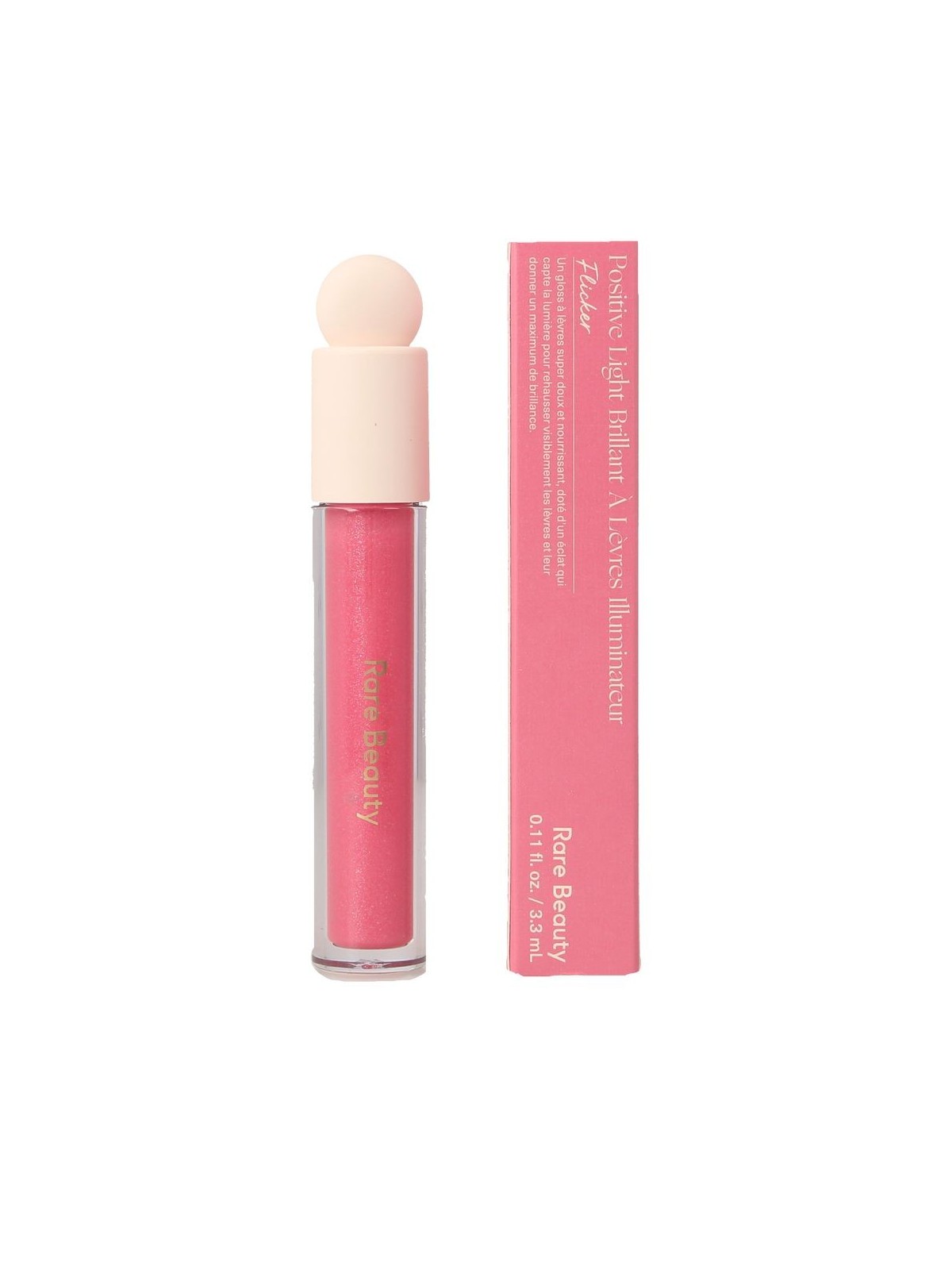 Rare Beauty POSITIVE ILLUMINANTE LIGHT gloss labbra N.Flicker 3.3ml Unisex