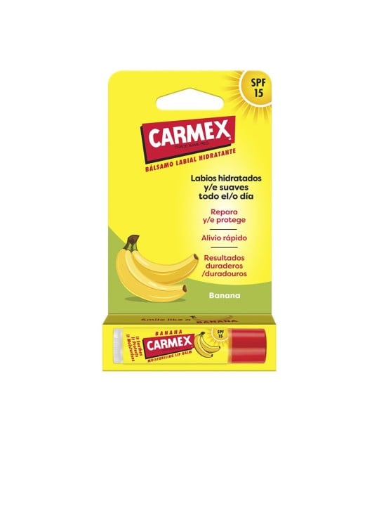 Carmex banana balsamo labbra bastoncino SPF15 4.25 gr Unisex
