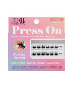 Ardell ARDELL PRESS ON sottociglia pre-incollate estensioni N.naked naturale 12 u Unisex