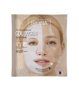 Iroha COLLAGEN colore cambio idrogel maschera 1 u Unisex